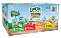 24-Pk GoGo SQUEEZ Organic Fruit Sauce Variety