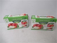 (2) 12-Pk Applesnax Apple Snack Pouches, 90g