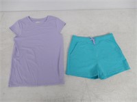 2-Pc 32 Degrees Girl's 7 Set, T-shirt and Short,