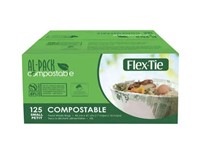 125-PK Al-Pack Small Compost Bag Case of 125