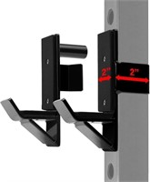 Yes4All Set Of 2 Steel J-Hooks For Power Rack - Fi