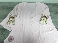 2XL new women’s short sleeve bunny blouse