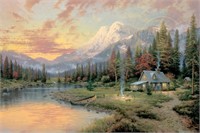 Thomas Kinkade (1958-2012) , EVENING MAJESTY , Fin