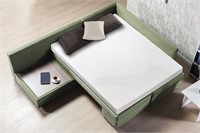 Zinus Cool Gel Memory Foam 5 Inch Sleeper Sofa