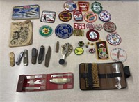 WW2 Error Memorabilia, boy Scout patches & Pins,