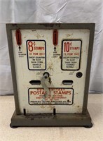 Vintage Double Slot Stamp Vending Machine