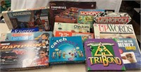 Lot of Board Games & Foosball Table Top