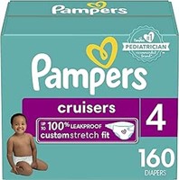 160-Pk Size 4 Pampers Cruisers Diapers