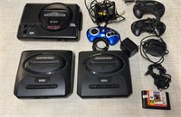 Sega Genesis Consoles, Remotes, Game &