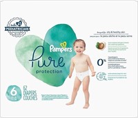 Pampers Diapers Size 6, 62 Count - Pure Protection