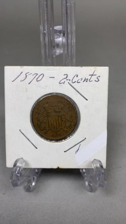 1870 - 2 Cent Piece