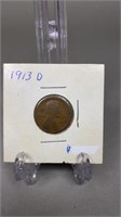 1913-D Lincoln Wheat Penny