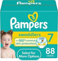 Pampers Diapers Size 7, 88 Count - Swaddlers