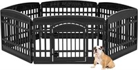 IRIS USA 60 cm H Exercise 6-Panel Pet Playpen with