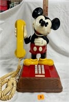 Fabulous Vtg 1976 The Mickey Mouse Phone Untested