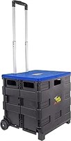 Dbest Products Quik Cart Collapsible Rolling Crate