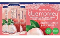 15-Pk Blue Monkey Spark Lychee Juice, 330ml