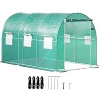 VEVOR Walk-in Tunnel Greenhouse, 12 x 7 x 7 ft