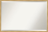 $245 - 25"x37" Amanti Art Wood Bathroom Mirror, Sv