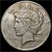 1926-S LIGHTLY CIRCULATED 90% SILVER PEACE DOLLAR