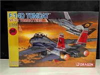 F- 14D Tomcat Dragon Model Plane Kit, 1/144- New