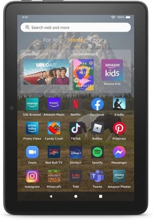 Amazon Fire HD 8 tablet, 8” HD Display, 32 GB, 30%