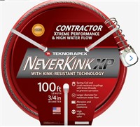 Teknor Apex Neverkink PRO Water Hose 3/4"100FT $80