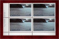 CANADA La MAURICIE $5 LL PLATE 1 BLK STAMPS #1084