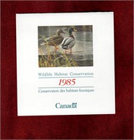 CANADA 1985 DUCK STAMP w/ COMPLETE BOOKLET