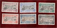 BOLIVIA 1946 MINT BARS OF ANTHEM STAMP SET