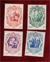 ITALY 1942 MNH GALILEO TEACHING MATH STAMP SET