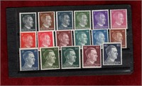 GERMANY 17 MINT STAMPS
