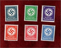 GERMANY 6 MINT STAMPS