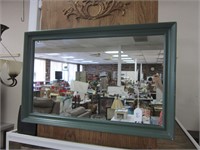 PAINTED FRAMED WALL MIRROR