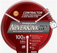 Teknor Apex Neverkink PRO Water Hose 3/4"100FT $80