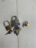 Vintage lock collection