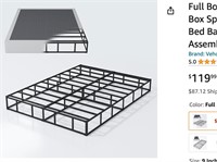 Full Box Spring 9 Inch High, Heavy Duty