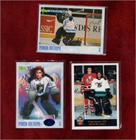 MANON RHEAUME 3 DIFFERENT HOCKEY CARDS