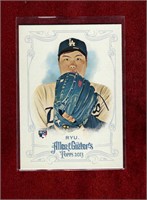 HYUN-JIN RYU 2013 ALLEN & GINTER ROOKIE CARD