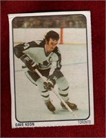 DAVE KEON 1974-75 LIPTON HOCKEY CARD