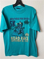 Vintage Nike Atlanta Road Race 100 Black Men Shirt