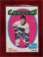 PAT QUINN 71-72 OPC HOCKEY CARD