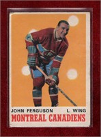 JOHN FERGUSON 1970-71 OPC HOCKEY CARD - note