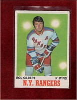 ROD GILBERT 70-71 OPC HOCKEY CARD