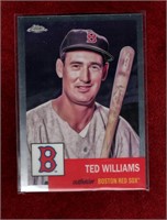 TED WILLIAMS 2022 CHROME PLAT ANN BASEBALL CARD