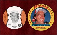 GARY CARTER 2 DIFFERENT DISC BASEBALL CARDS