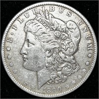 1890 NEAR UNC 90% SILVER MORGAN DOLLAR COIN