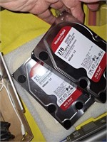 TWO NAS HARD DRIVES 2TB EACH