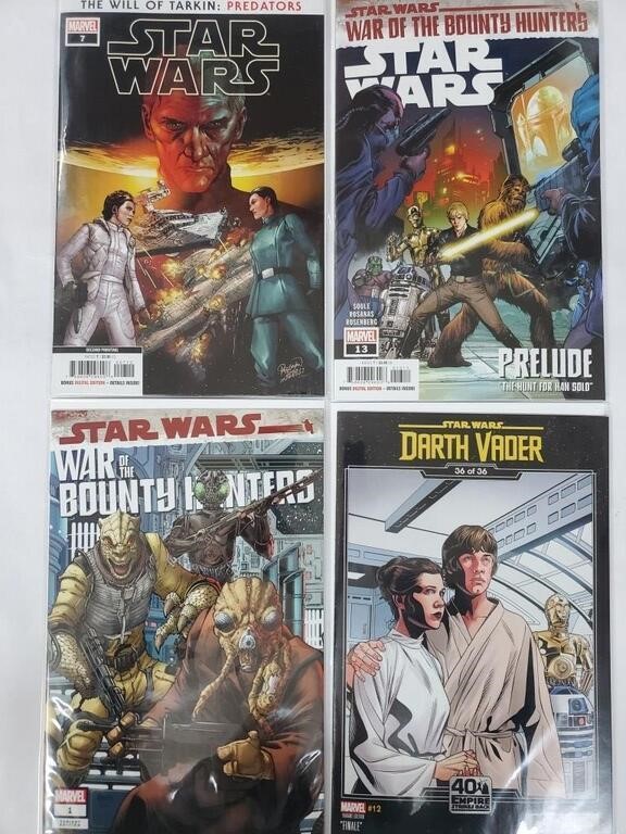 Star Wars Comics, Lot of 4