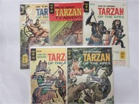 Tarzan of the Apes #170-172, and #176-177